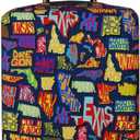 Explore Land Travel Luggage Cover Suitcase Protector Fits 31-32 Inch Case (America Map, XL)