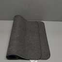 Bath Mat,Ultra Thin Bathroom Rugs,Rubber Bath Mats for Bathroom,No Slip Bath Rugs,Quick Dry,Machine Washable,Low Pile,Absorbent,Shower Outside,Sink,Home Decor Accessories.Dark Grey,1'5"x2'3"(2 Pack)