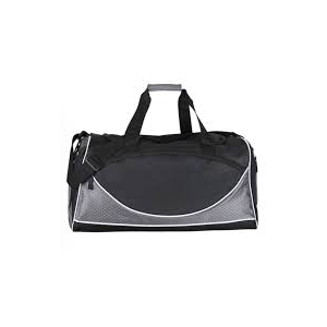 Travel Duffel Bags, 4-Pack – Lightweight Polyester Carry-On Air Travel Bags, Black, 21” x 9” x 10”