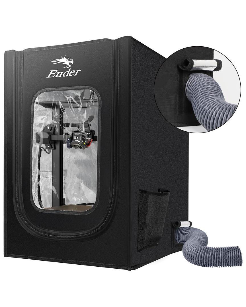 Creality Official 3D Printer Enclosure with Fan Interface Fireproof Dustproof Constant Temperature Dust Cover 480 * 600 * 720mm for Ender 3 V3 SE/KE/Ender 3/Ender 3 Pro/Ender 3V2/Ender 3S1/Neono Fan