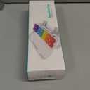 Fullicon Moisture-Proof Pill Organizer 2 Times a Day, Weekly Pill Boxes & Organiser with Silicone Lids, Large Capacity AM PM Pill Organizer 7 Day, Travel Pill Case for Vitamins (Clear Rainbow)