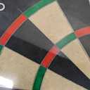Accudart Edge Bristle Dartboard Premium Brazilian Sisal, RazorThin Spider, Rotating Metal Number Ring, Increased Playing Area, Super Thin Bullseye Ideal for SteelTip Darts