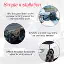 Windshield Snow Cover for Cars, Trucks, Vans - Waterproof, Windproof Winter Frost and Ice Removal Sunshade With Side Mirror Covers
