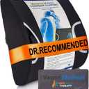 FSA/HSA Eligible, Vaunn Medical Lumbar Support Pillow with Firm Insert & Heated/Cooling Gel Pad (Dark)