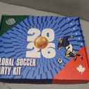 Soccer Fan Gear Set for 2026 World Tournament, Soccer Party Favors Kit with Flag,Scarf, Face Paint, Clapper, Horn&Glasses,Supporter Accessories for Game Day, Sports Event, Gift