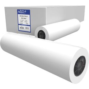 Alliance Wide Format Paper CAD Bond Rolls (20lb, 36 In x 300 Ft | 2" Core)