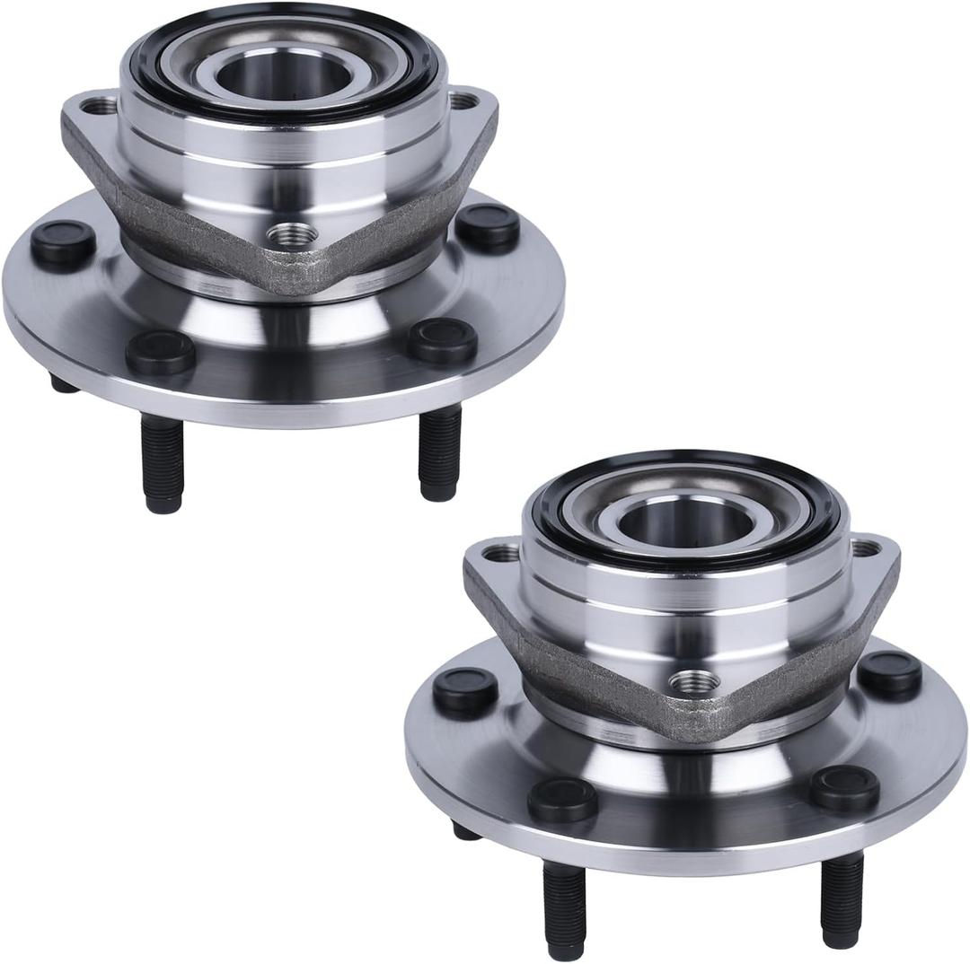2PCS Front 515006 Wheel Hub & Bearing Assembly Fit for 1994-1999 Dodge Ram 1500 4WD 5 Lugs Non-ABS