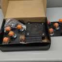 Furniture Mover Ultra Plus with 10 Wheels  Upgraded Double-Wheel Design, Carbon Steel Panel Heavy Duty Dolly with Lifter, Max Load 3527 LBS, More Stable & Smoother Moves (6.76.7 in)