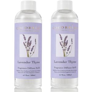 Cocorrna Reed Diffuser Refill - Lavender Thyme 6.7 oz / 2 Packs Reed Diffuser Oil Refill