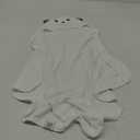 HIPHOP PANDA Hooded Towel - Rayon Made from Bamboo, Bath Towel with Bear Ears for Newborn, Babie, Toddler, Infant - Absorbent Large Baby Towel - Bear, 30 x 30 Inch