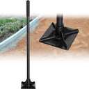 Tamper Tool 8"x8" Heavy Duty Steel Hand Tamper for Leveling