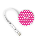Prym Love 2-1/8", 50 pc Flat Head Pins, Multicolor (60100), Spring Tape Measure