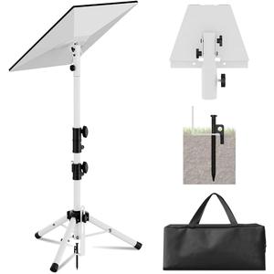 Starlink Tripod Mount Gen 3, Compatible Starlink Mounting Kit with 90 Tilt Angle Adjustment Starlink Mount Pipe Adapter, Adjustable Height Starlink Standard Stand (White)