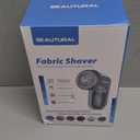 BEAUTURAL Fabric Shaver and Lint Remover, Sweater Defuzzer with 2-Speeds, 2 Replaceable Stainless Steel Blades, Battery Operated, Remove Clothes Fuzz, Lint Balls, Pills, Bobbles Gray