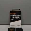 Doctor's Select 2 Pairs Copper Calf Compression Sleeve - Leg Compression Sleeves for Women & Men, Shin Splint Relief