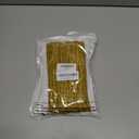 Jutom Gimp Braid Trim 1/2 Inch 20 Yard Polyester Woven Braid Trim Decorative Gimp for Costume DIY Crafts Sewing Curtain Slipcover Decoration Jewelry Making Costume Accessories(Gold)