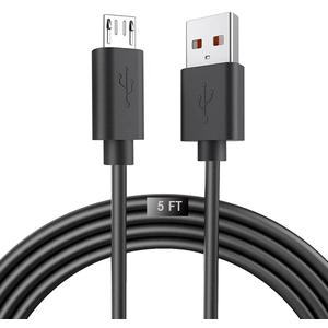 Replacement Micro USB Charger Cord for JBL Clip 3, 2, JBL Flip 4, 3, 2, JBL Charge 3, 2, 2 Plus Waterproof Portable Bluetooth Speaker Charging Cord Cable (5FT)