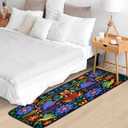 Floral Mexican Birds Kitchen Rugs Indoor Outdoor Non Slip Kitchen Floor Mats Area Rugs Runner Rug Laundry Room Rug 40x20 in