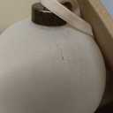 6 Pcs Christmas Velvet Balls 4 Inch Large Cream White Flocked Christmas Hanging Ornaments Decor Shatterproof Luxury Handmade Velvet Balls Xmas Tree Ornaments Bulbs for Wedding Anniversary Party (Beige)