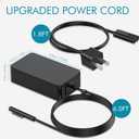 Surface Pro Charger 65W Laptop Charger, Compatible with Microsoft Surface Pro 9/8/7/6/5/4/3/X Surface Go 3/2/1 Surface Laptop 5/4/3/2/1 Surface Book 3/2/1