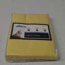 Full Size Flat Sheet - Hotel Quality Top Flat Bed Sheet Only - Ultra-Soft, Comfy Breathable & Cooling - Fade & Wrinkle Free - Easy-Care, Stain & Shrink Resistant Bedding - Easy-Fit & Oeko-Tex - Yellow 