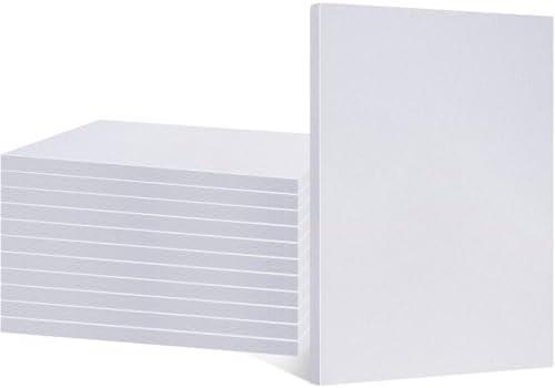Frienda 12 Pcs Foam Board Bulk 12" x 7.5" x 1/2" Xps Foam Sheet Panel for DIY Crafts Sculpture Modeling Floral Arrangements School Home Office Art (White)