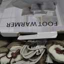 GOQOTOMO Heated Electric Foot Warmer Fast Heating Pad Ultra Soft Flannel Fleece with 3 Settings and Machine-Washable for Men and Women-NBZ