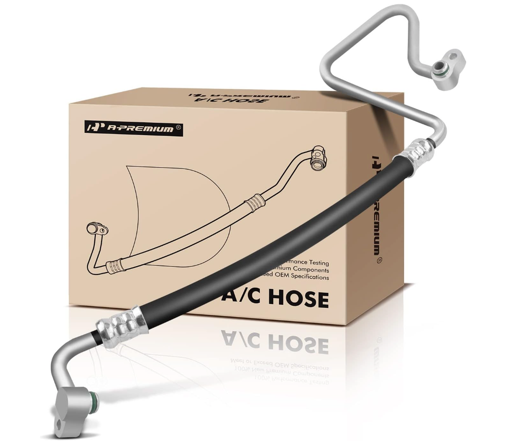 A-Premium A/C Discharge Line Hose Assembly Compatible with Honda Civic, 2006-2011, 1.8L, Compressor to Condenser