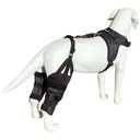Labra Dog Canine Dual Knee Stifle Brace Wrap, Double Metal Splint Hinged Flexible Support Brace for K9 ACL, CCL, Luxating Patella, Cruciate Ligament Sprains in Back, Rear, Hind Legs - Large
