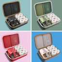 Label Printer Case Compatible with NIIMBOT B21/B1/B21 Pro/B1 Pro/B2 Pro Label Maker Thermal Label Printer and 2 inch Label Paper(Black Case)