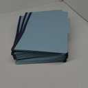 Universal Six-Section Classification Folders, Heavy-Duty Pressboard Cover, 2 Dividers, 6 Fasteners, Legal Size, Light Blue, 20/Box