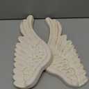 Bimodal Handmade Wooden Wall Art  Gold Heart & Wings  Elegant Rustic Home Decor for Bedroom, Living Room, Kitchen, or Terrace  Great for Weddings, Anniversaries & Gifts for Her  30 Wide.