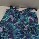 Yonique Two Piece Blouson Tankini Swimsuits for Women Modest Bathing Suits Loose Fit Swimwear Size -Large