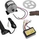Electric Motor Kit, 12V 250W 2750RPM High Speed Engine Kit Bike Conversion Kit with Speed Controller Electric Gear Motor Kit for Motorcycle Electric Scooter E Bike