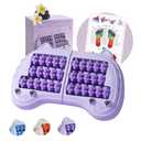 REWXXD Foot Roller Massager for Plantar Fasciitis Relief, Large Size, Eases Foot Pain & Cold Feet, Enhances Circulation, Portable, Split into Two, Full-Body Washable, Purple