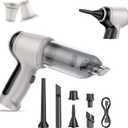 Car Vacuum Cleaner, 15000Pa Handheld Cordless Rechargeable Wet & Dry Vacuum, 120W High Power for Car, Pet, Home, Office Cleaning, Washable HEPA Filter, Multi-Nozzles