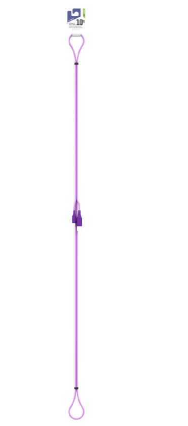 CCY-USB X 10 FT BRAIDED CABLE - PURPLE