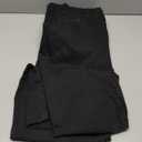 KDF Straight Leg Jeans for Women High Waisted Jeans Frayed Baggy Pants Raw Hem Loose Stretchy Cropped Wide Leg Black Size 12