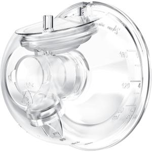 Milk Collector Cup Set Compatible with Momcozy S12 Pro/S9 Pro Breast Pump, Not for S12/S9, Replacement Pump Parts with Collector, Duckbill Valve, Flange, Diaphragm, Linker (27mm)