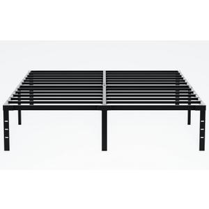 18 Inch Metal Platform Bed Frame,Full Size Bed Frame with Underbed Storage,Heavy Duty Sturdy Mattress Foundation,High Weight Capacity,No Box Spring Needed,Easy to Assemble, Black