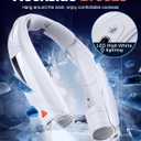 Laimiod Hand Free Portable Neck Fan with LED Book Light for Men & Women | Comfortable Silicone Made, 6-20 Hours Long Lasting, 6 Adjustable Speeds, Ultra Quiet Personal Neck Cooler for Indoor Outdoor