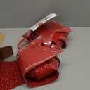 Christmas Tree Bow, 2 Pack 17'' x 24'' Tree Topper with 90 LED Lights, Battery Powered Red Bow Christmas Decorations with Pine Cone Bell for Indoor Home Window Wall Door Front Outdoor Xmas Decorations