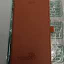 POPRUN Pocket Calendar 2026 (Slim Size-3.5'' x 6.5''), 12 Months (Jan. - Dec. 2026) Small Planner Weekly and Monthly for Purse with Pen Holder, Storage Pocket, Vegan Leather Hardcover - Brown