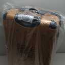 Rockland London Hardside Spinner Wheel Luggage, Brown, 3-Piece Set (20/24/28)