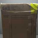 EKO EcoCasa II 36L+24L Dual Trash Can with Recycle Bin, Stainless Steel Garbage Can with Lid, Deodorizer Compartment, Odor-Proof and Fingerprint Resistant