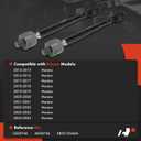 A-Premium 2 x Front Inner Tie Rod Ends, Compatible with Nissan Murano 2015-2024