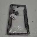 License Plate Frame 2 Pack Front Rear Aluminum Metal Rust-Proof Universal Car Tag Frames Holder with 4 Holes Car Decor Accessory with Screws for Men Women - Black Grey American Flag