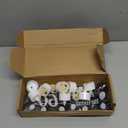 10 Sets 60th Happy Birthday Centerpieces for Table Black and Gold Birthday Decorations Lantern Boxes with Tea Lights Candles Centerpieces for Men Women 60th Party Supplies