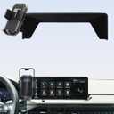 PZK Car Phone Holder for 2023-2025 2026 Honda Accord Hybrid Sport /-L/EX-L/Touring/Prime (Only for 12.3-inch Screen) Auto Lock Car Phone Mount with Stroage Box Not Affect Vent (Not Fit for LX/EX/SE)