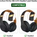 2 x Replacement Parts for Beats Studio 3 - Headband Replacement for Studio 3 (A1914) and Studio 2 (B0500/B0501) Wired & Wireless Headphones, Repair Kit (Shadow Gray)